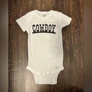 Cowboy baby onesi
